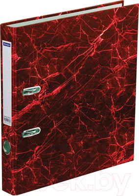 Папка-регистратор OfficeSpace 242572 (красный мрамор)
