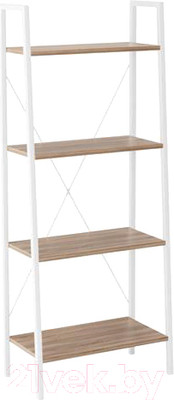Стеллаж Halmar Narvik REG2 (белый/дуб сонома)