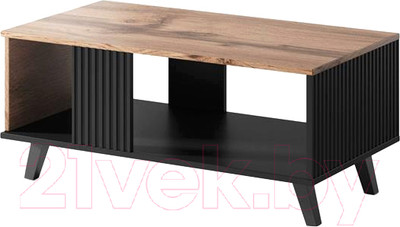 Журнальный столик Halmar Random LAW-1 (дуб вотан/черный)