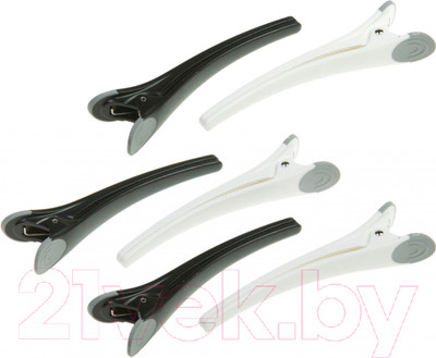 Набор зажимов для волос Dewal JB0028 (6шт)