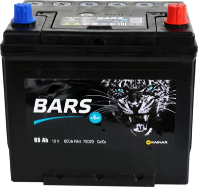 Автомобильный аккумулятор BARS Asia 65 JR с бортом (65 А/ч)