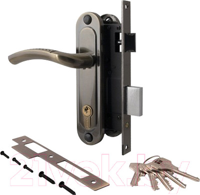 Замок врезной Apecs 1227/60-AB (бронза)