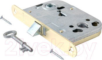 Замок врезной Apecs 6000-WC/S-G (золото)