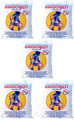 Соль для ванны Aroma Saules Магниевая Бишофит Натуральный (10x500г)