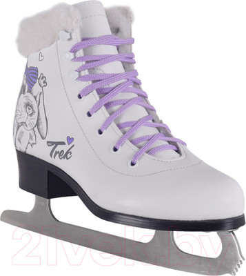 Коньки фигурные TREK Rabbit Fur 1.09-02.W (р.30)