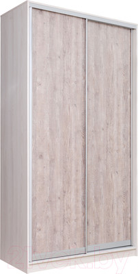 Шкаф-купе Рэйгрупп 158 YSX Elgon РГ-04.03 (ясень снежный/сосна/хром)