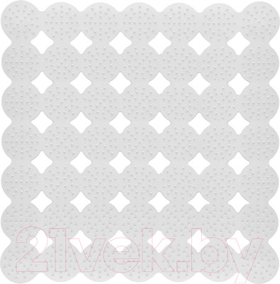 Коврик на присосках Мультидом ПТ72-63 (белый)