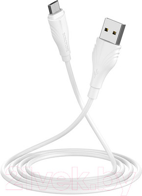 Кабель Borofone BX18 Micro (3м, белый)