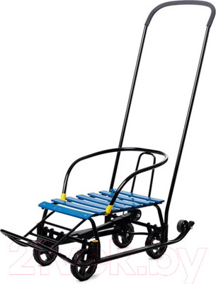 Санки детские GalaXy Мишутка Универсал 1 (черный/голубой)