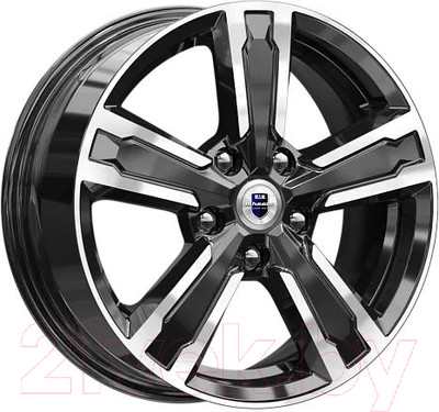 Литой диск K&K Оклахома 16x6.5" 5x114.3мм DIA 67.1мм ET 45мм Алмаз черный