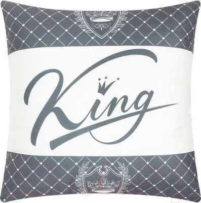 Подушка декоративная Этель King / 9101177 (40x40, велюр)