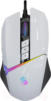 Мышь A4Tech Bloody W60 Max Panda (белый/черный)