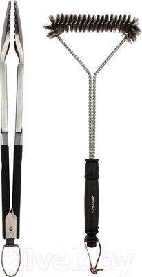 Набор для гриля СОКОЛ Комфорт 62-0049 (щипцы и щетка)