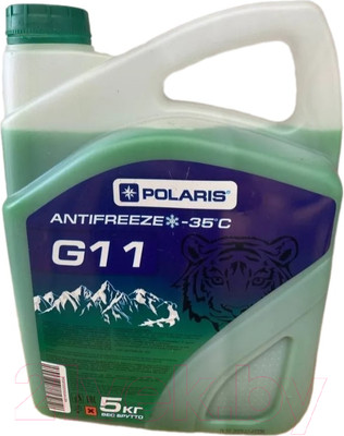 Антифриз Polaris Auto G11 New / PL0250NEW (5кг, зеленый)