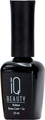 База для лака IQ Beauty Каучуковое с кальцием Капучино С шиммером (10мл)