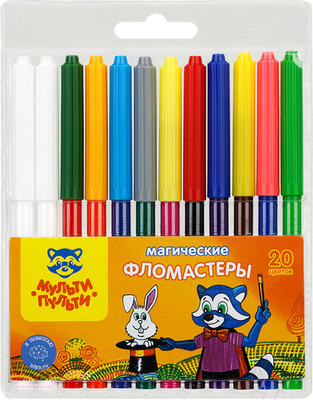 Фломастеры Мульти-пульти Енот в Стране Чудес / WP_14747 (12шт)
