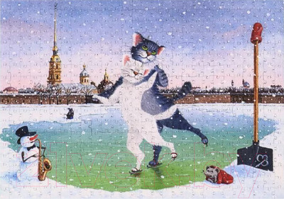 Пазл Collaba puzzle Невское КОТание / 962253 (504эл)