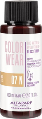 Крем-краска для волос Alfaparf Milano Color Wear Gloss Toner 07N  (60мл, Soft Medium Natural Blonde )