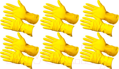 Перчатки хозяйственные Gward Lotos (К20) G60 (XL, 6 пар)