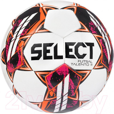 Мяч для футзала Select Futsal Talento 11 v22 / 1061460006 (белый/оранжевый)