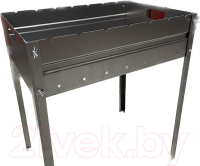 Мангал Кедр Плюс 520х370х600мм / МСБ-520РЖБ