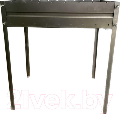 Мангал Кедр Плюс 700х400х800мм / МСБ-700РЖБ