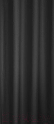 Шторка-занавеска для ванны Home One Waffle 180x180 / 372251 (черный)