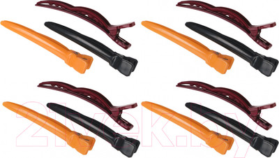 Набор зажимов для волос Dewal Волна / CL2419  (12 шт)