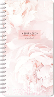 Телефонная книга OfficeSpace Цветы. For inspiration / Тк80г_48566 (80л)