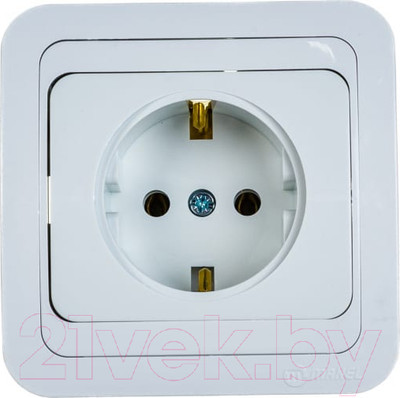 Розетка Makel Mimoza 12028 (белый)