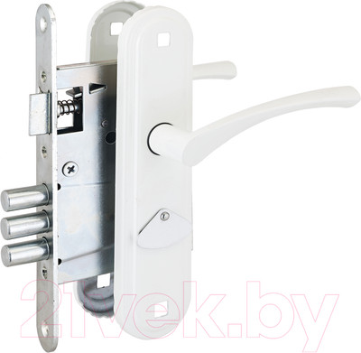 Замок врезной Зенит ЗВ9-4.2 (белый)