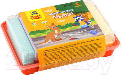 Набор мела канцелярского Мульти-пульти Енот в Австралии / АМ_39413 (8цв)