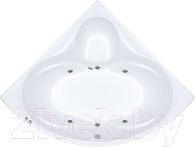 Ванна акриловая Triton Сабина 160x160 Экстра Базовая Flat (с гидромассажем)