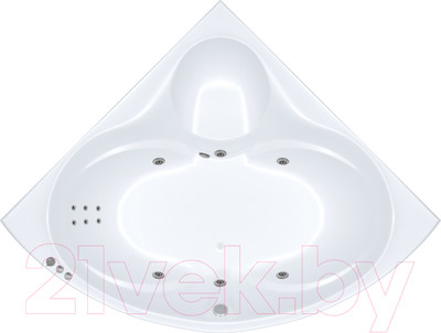 Ванна акриловая Triton Сабина 160x160 Экстра Стандарт Flat (с гидромассажем)