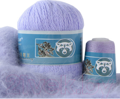 Пряжа для вязания ХоббиБум Пух Норки 844 (светло-фиолетовый)