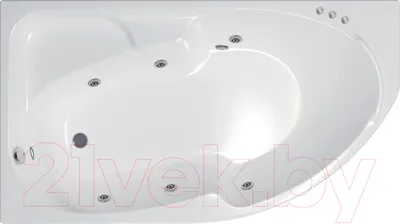 Ванна акриловая Triton София 170x95 L Релакс Flat (с гидромассажем)