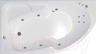 Ванна акриловая Triton София 170x95 L Стандарт Flat (с гидромассажем)