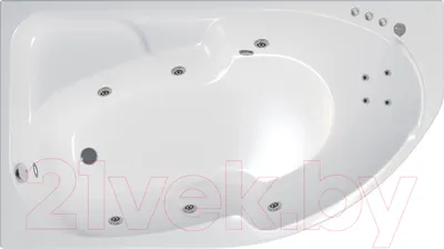 Ванна акриловая Triton София 170x95 L Комфорт Flat (с гидромассажем)