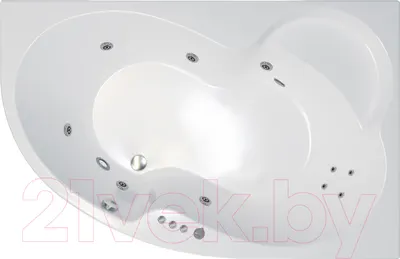Ванна акриловая Triton Мари 170x110 L Комфорт Flat (с гидромассажем)