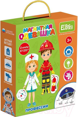 Развивающая игра El'Basco Toys Магнитная игра-одевашка Профессии / ET05-008