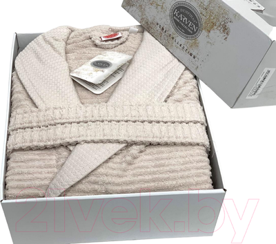 Халат Karven Harosa 2XL / B 1074 (светло-серый)