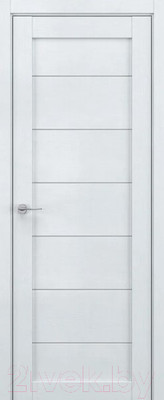 Дверь межкомнатная Deform V7 ДО 60x200 (скай вуд/стекло матовое)