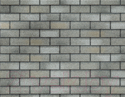 Фасадная плитка Технониколь Hauberk 068912 (серо-бежевый кирпич)