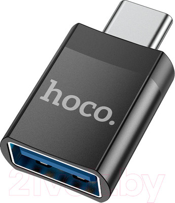 Адаптер Hoco UA17 Type-C male - USB female USB3.0 (черный)