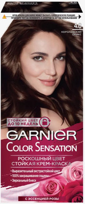 Крем-краска для волос Garnier Color Sensation 4 (королевский оникс)
