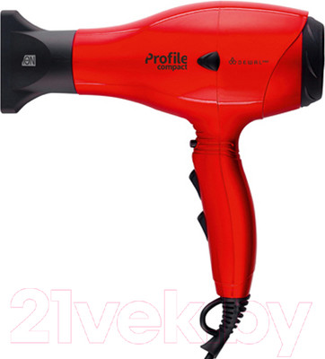 Фен Dewal Profile Compact / 03-119 (красный)