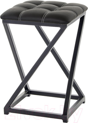 Табурет AMC Comfort 8К1.1 (кожзам черный/черный)