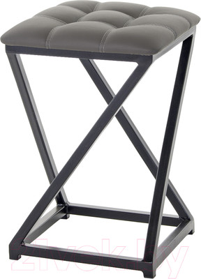 Табурет AMC Comfort 8К1.5 (кожзам графит/черный)