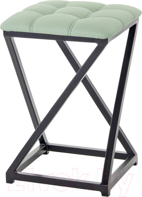 Табурет AMC Comfort 8К1.10 (кожзам мятный/черный)