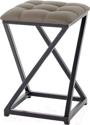 Табурет AMC Comfort 8К1.17 (кожзам капучино/черный)